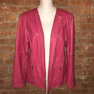 NEW Chico's 100% Leather Jacket